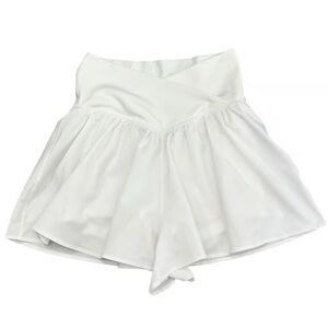 Elegant White Women's Shorts
